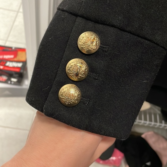 Black Guess Pea Coat. Sz. Small. - Picture 8 of 10